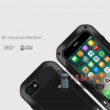 Противоударный чехол Love Mei для iPhone 7/8 (чёрный)