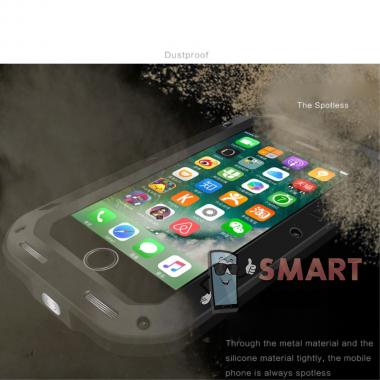 Противоударный чехол Love Mei для iPhone 7/8 (чёрный)