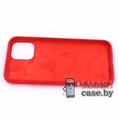 Чехол Silicone Case для iPhone XI (Бордовый)