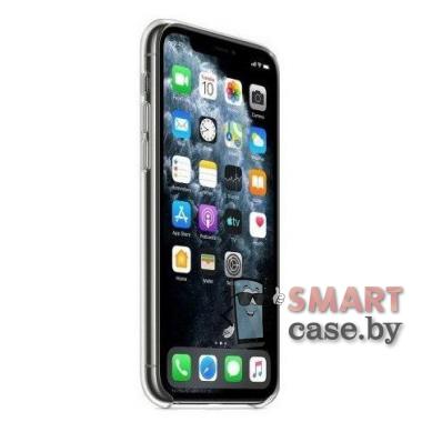 Чехол для iPhone 11 Pro пластик+силикон Clear Case (черный)