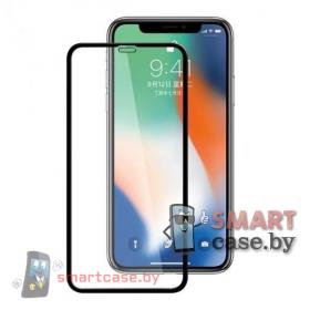 Защитное стекло для Apple iPhone XS Max 2,5D (Черное)