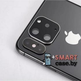 Накладка алюминиевая на камеру iPhone XR (в iPhone 11) ЧЕРНЫЙ