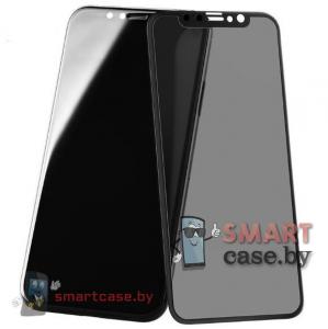 Защитное стекло для iPhone X, XS, 11 Pro Антишпион Privacy (черное)