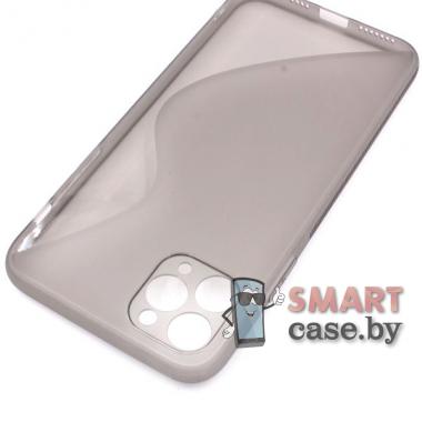 Силиконовый чехол S-Line для iPhone 11 Pro Max (Серый)