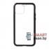 Магнитный двусторонний чехол LUPHIE для iPhone 11 (6.1) алюминий + пластик (прозрачно-чёрный)