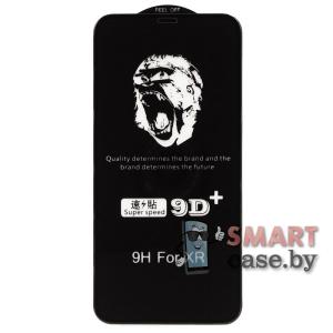 Защитное стекло для iPhone XR, 11 (6.1) 9H, 10D+ Gorilla (Чёрное)
