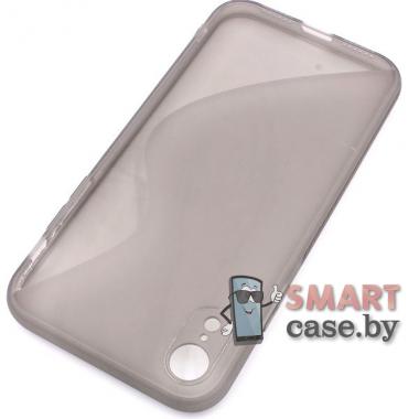 Силиконовый чехол S-Line для iPhone XR (Серый)