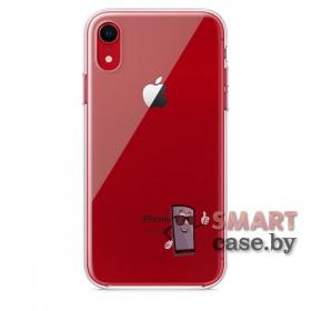 Силиконовый чехол Clear Case для iPhone X/XS (прозрачный)
