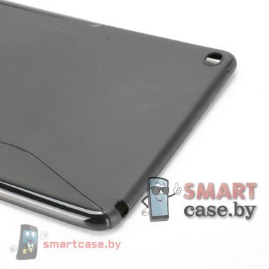 Силиконовый чехол для Apple iPad Air 2 (Air 6) S-shape (черный)