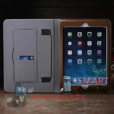 Чехол для Apple iPad Air 2 (Air 6) Натуральная кожа Samdi (коричневый)