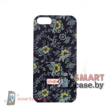Чехол - накладка для iPhone 5 \ 5s Cath Kidston (черный с серыми цветами)