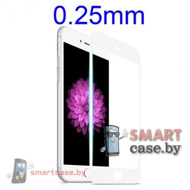 Стекло для iPhone 6 HOCO (белое) 0.25mm + пленка на заднюю крышку
