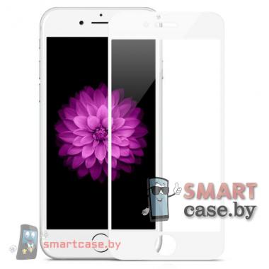 Стекло для iPhone 6 HOCO (белое) 0.25mm + пленка на заднюю крышку