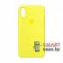 Силиконовый чехол Silicone Cover для iPhone X/XS (жёлтый)