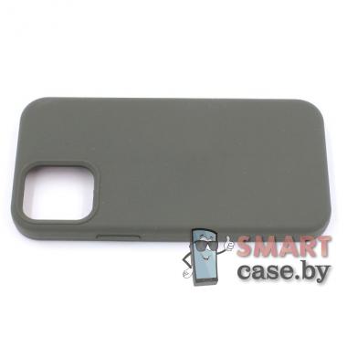 Cиликоновый чехол Silicone Case для iPhone 12 mini (Асфальт)