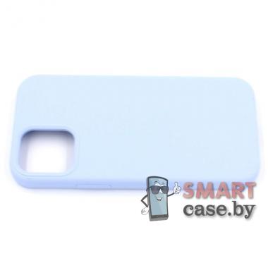 Cиликоновый чехол Silicone Case для iPhone 12 mini (Нежно-голубой)
