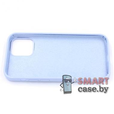 Cиликоновый чехол Silicone Case для iPhone 12 mini (Нежно-голубой)