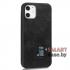 Кожаный чехол Crazy Horse для Apple iPhone 12/12 Pro (Чёрный)