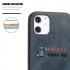 Кожаный чехол Crazy Horse для Apple iPhone 12/12 Pro (Синий)