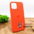 Силиконовый чехол Silicone Case для iPhone 12/12 Pro (Оранжевый)