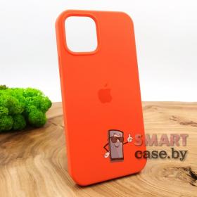 Силиконовый чехол Silicone Case для iPhone 12/12 Pro (Оранжевый)