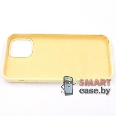 Силиконовый чехол Silicone Case для iPhone 12/12 Pro (Светло-жёлтый)