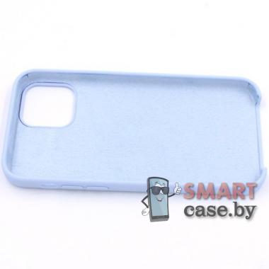 Силиконовый чехол Silicone Case для iPhone 12/12 Pro (Нежно-голубой)