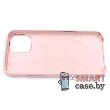 Силиконовый чехол Silicone Case для iPhone 12/12 Pro (Пудровый)