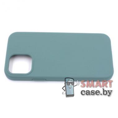 Силиконовый чехол Silicone Case для iPhone 12/12 Pro (Хвойный лес)