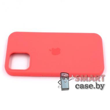 Силиконовый чехол Silicone Case для iPhone 12/12 Pro (Розовая фуксия)