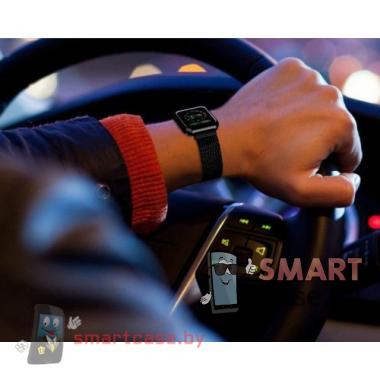 Ремешок из Миланской стали+металлический чехол для Apple Watch 42мм (чёрный)
