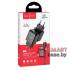 Зарядное устройство Hoco N2 блок питания 1USB, 5V, 2.1A + Type-C 100 см (Черный)