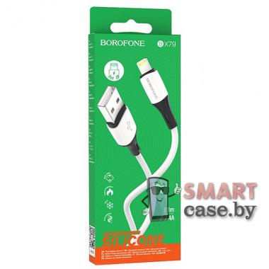 Кабель BOROFONE BX79 USB - Lightning, 2.4A, 100 см (черный)