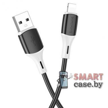 Кабель BOROFONE BX79 USB - Lightning, 2.4A, 100 см (черный)