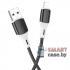 Кабель BOROFONE BX79 USB - Lightning, 2.4A, 100 см (черный)