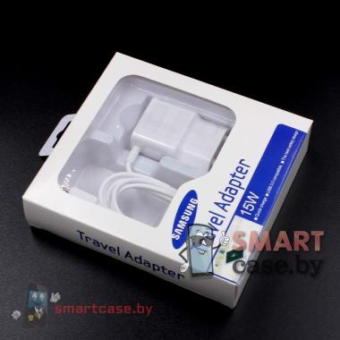 Сетевое зарядное устройство Samsung micro USB 2.0 Ампера (белый)