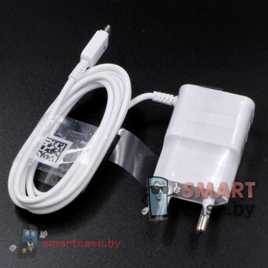 Сетевое зарядное устройство Samsung micro USB 2.0 Ампера (белый)
