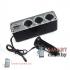 АЗУ разветвитель 3 х 12v / 24v + USB (60 см)