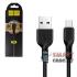 Дата-кабель Hoco X20 Desert Camel USB - micro USB 300 см (черный)