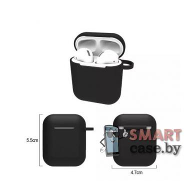 Чехол для Apple Airpods 1/2 Protective Case (Пудровый)