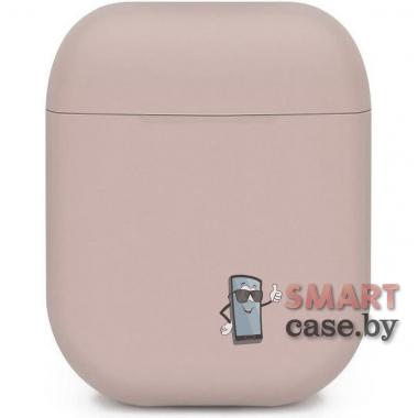 Чехол для Apple Airpods 1/2 Protective Case (Пудровый)