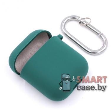 Чехол для Apple Airpods 1/2 Protective Case (Тёмно-зелёный)