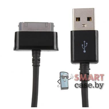 Дата-кабель 30 Pin для Samsung Galaxy Tab 100 см (черный)