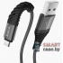 Кабель Hoco X38 Micro USB - USB для зарядки и синхронизации 25 см, 2.4A (плетенный)