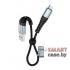 Кабель Hoco X38 Micro USB - USB для зарядки и синхронизации 25 см, 2.4A (плетенный)