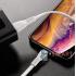 Дата кабель Hoco X40 Lightning плоский для iPhone (Белый)