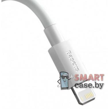 Набор кабелей USB на Lightning Baseus TZCALZJ-02 150 см, 2.4А (2 шт, белые)