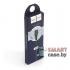 Дата-кабель Hoco X20 Snowy Spirit USB - Lightning 2.4A 300 см (чёрный)