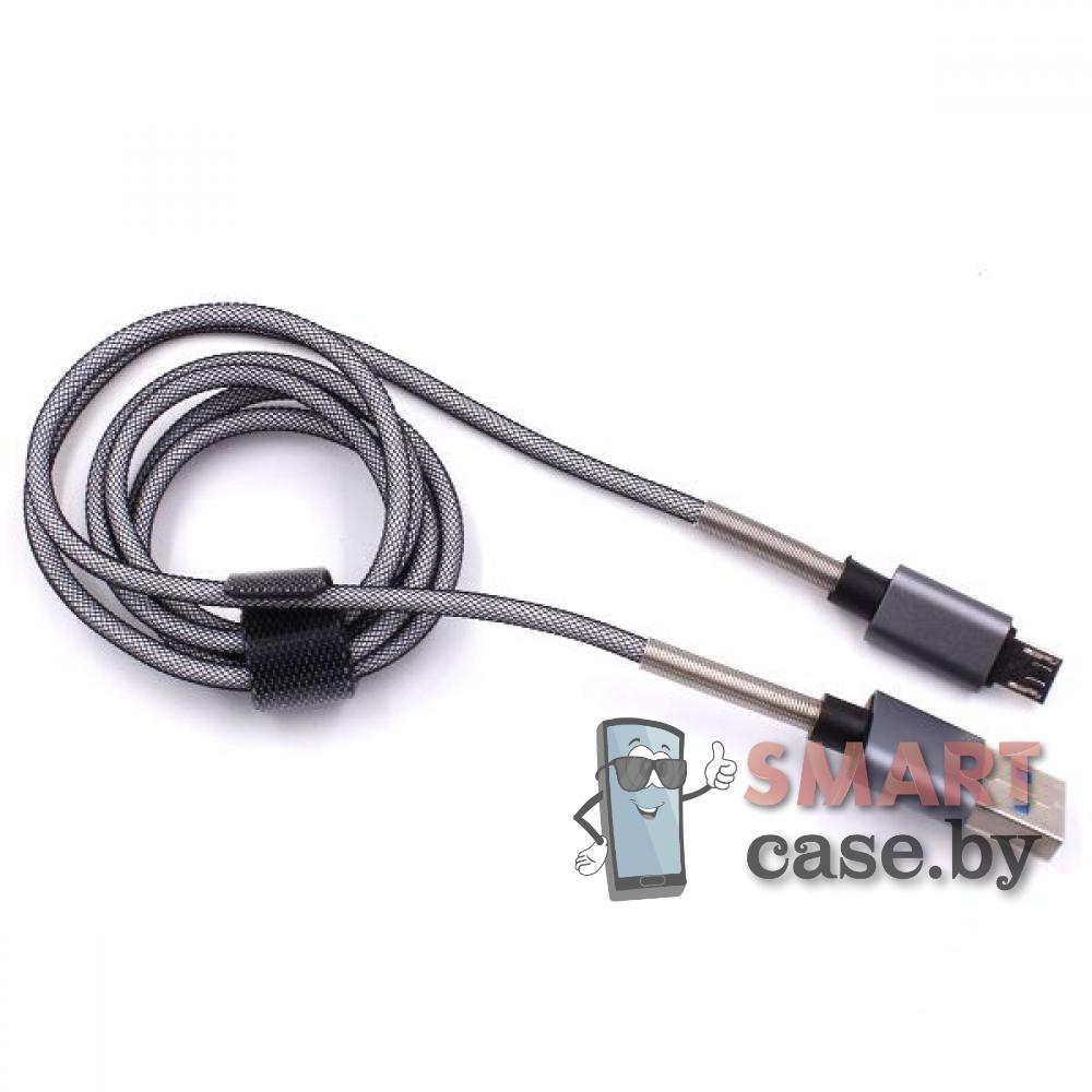 Купить Дата-кабель Profit USB - micro USB 2.4A 100 см в металлической ...