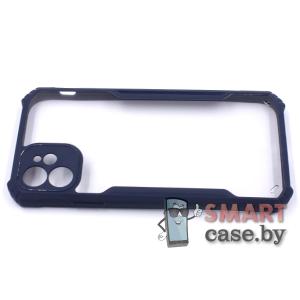 Силиконовый противоударный чехол New Case для iPhone 11 (Синий)